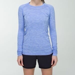 Lululemon Long Sleeve Swiftly Blue